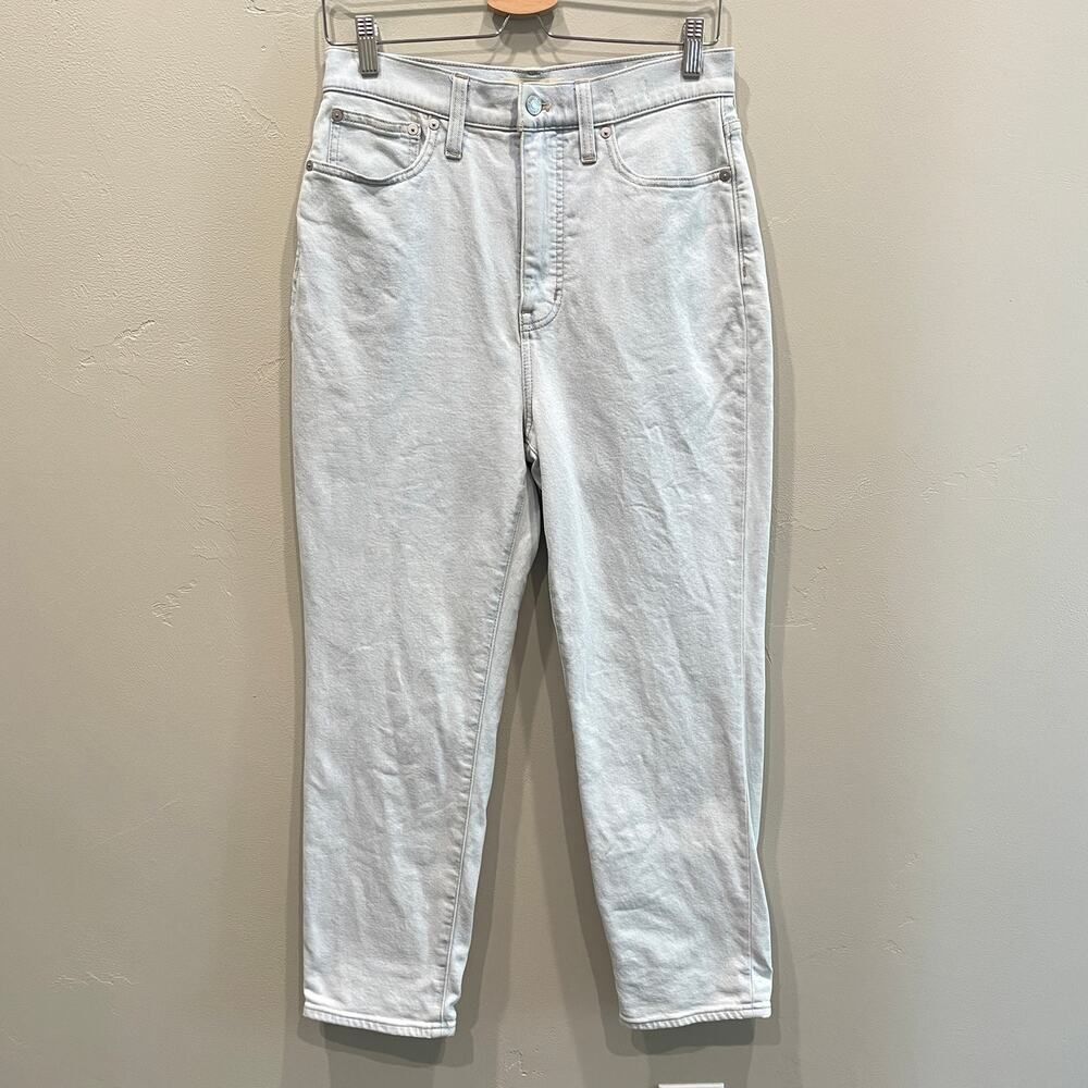 Madewell The Mom Jean in Bloomfield Wash Blue - Size: 28 - Picture 2 of 10